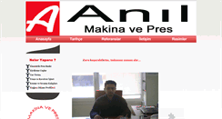 Desktop Screenshot of anilpres.com